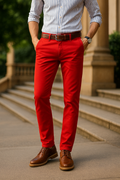 Men's Tailored Fit Comfortable Trousers | Stylish, Versatile, Durable