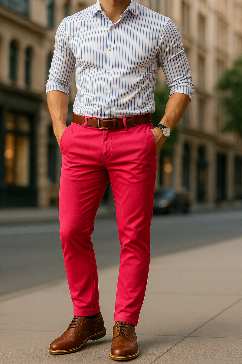 Men's Tailored Fit Comfortable Trousers | Stylish, Versatile, Durable