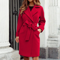 Luxe Women's Winter Trench Coat | Chic, Insulated, and Timeless Elegance