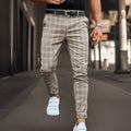 Derry | Elegant Checked Men's Trousers | Comfortable, Tailored Fit, Versatile Style