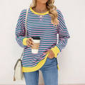 Women's Trendy Striped Knit Jumper | Chic, Snug, All-Occasion