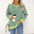 Women's Trendy Striped Knit Jumper | Chic, Snug, All-Occasion