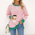Women's Trendy Striped Knit Jumper | Chic, Snug, All-Occasion