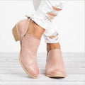 Women's Cowgirl High Heels | Ankle Slip On
