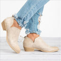 Women's Cowgirl High Heels | Ankle Slip On