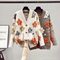 Women's Elegant Floral Knit Cardigan | Stylish, Comfortable, Adaptable