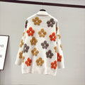 Women's Elegant Floral Knit Cardigan | Stylish, Comfortable, Adaptable