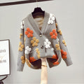 Women's Elegant Floral Knit Cardigan | Stylish, Comfortable, Adaptable