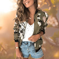 Elegant Floral Print Women's Jacket | Stylish, Warm, Versatile