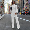 Women's Long Sleeve Jumpsuit | Wide Leg