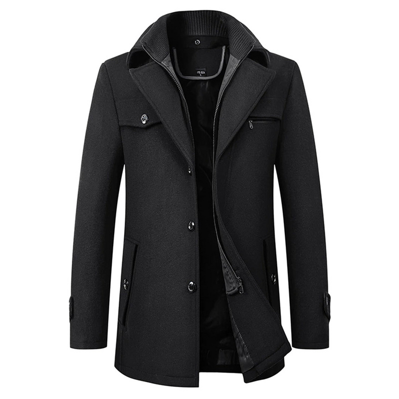Frost Guardian | Men's Waterproof Winter Puffer Jacket with Hood