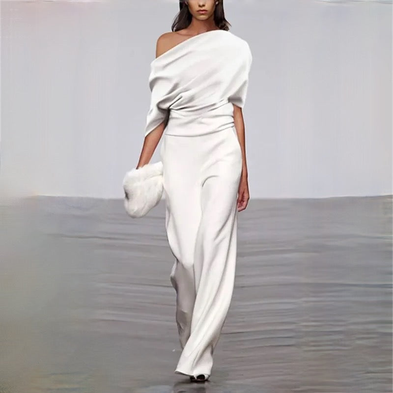 Women's Long Sleeve Jumpsuit | Wedding