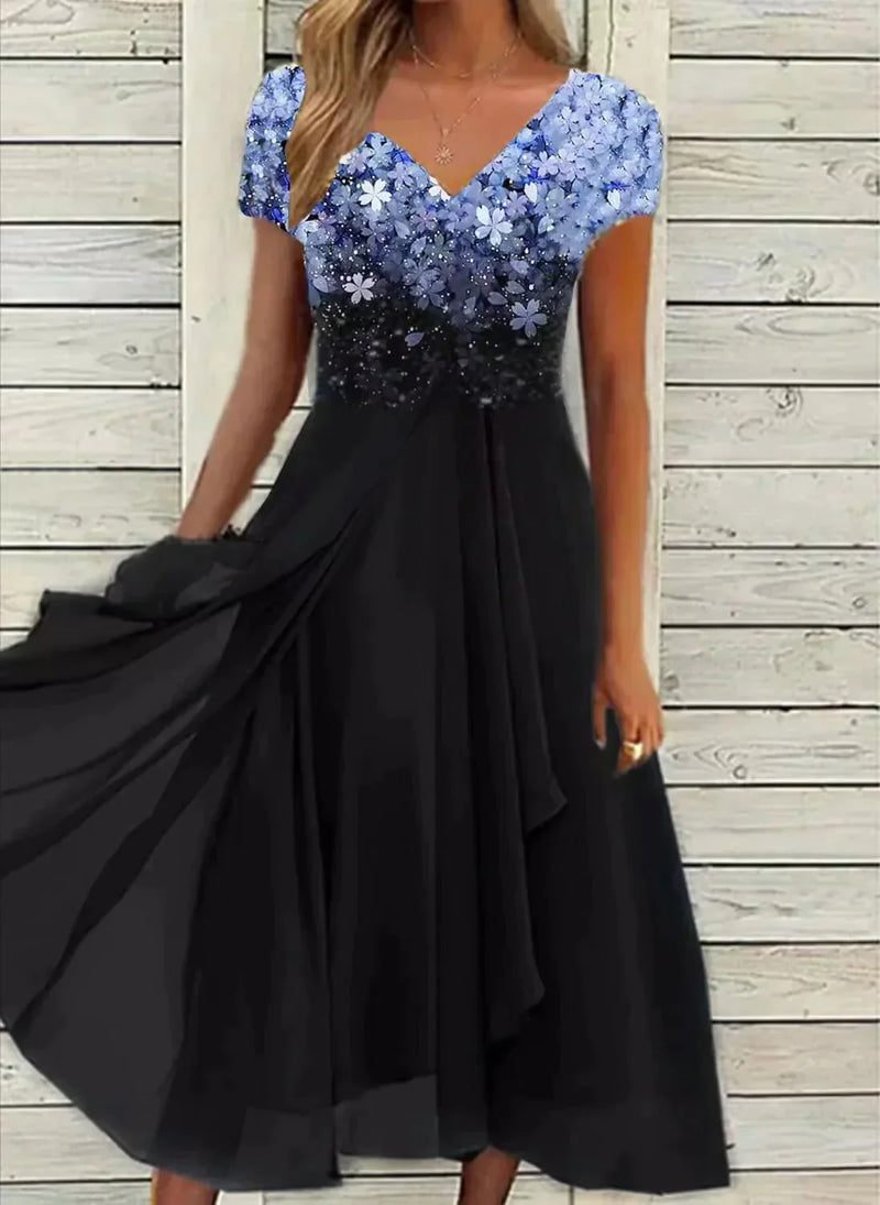 Women's Sparkly Evening Party Dress | Maxi