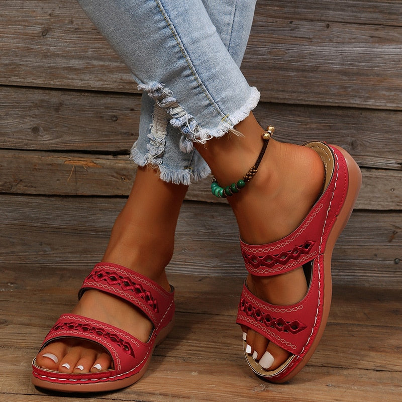 Women's Orthopedic Sandals | Slip On Flat