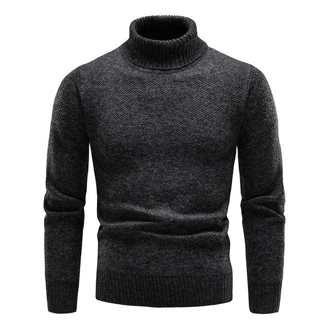 Elegant Men's Turtleneck Jumper | Soft, Stylish, Versatile Comfort